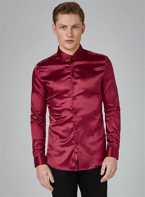 mens designer silk shirts